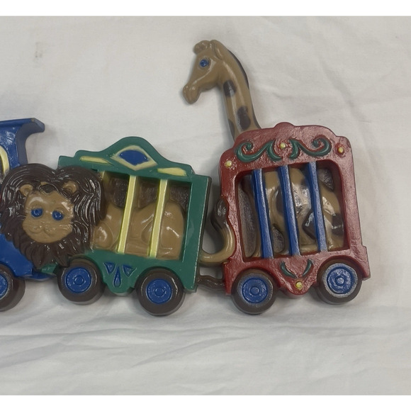 Vintage Burwood Nursery Decor Circus Train Hanging MCMXC1 One Part Only Unique - Picture 4 of 5